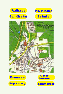 Plan von Neunkirchen